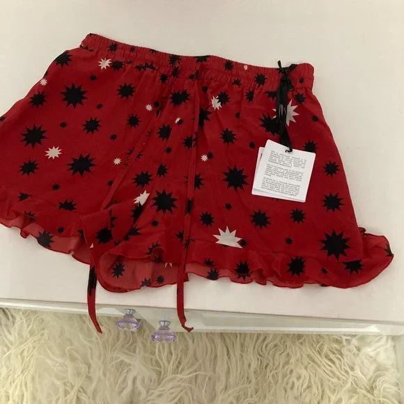 RED Valentino printed silk shorts - Picture 3 of 13
